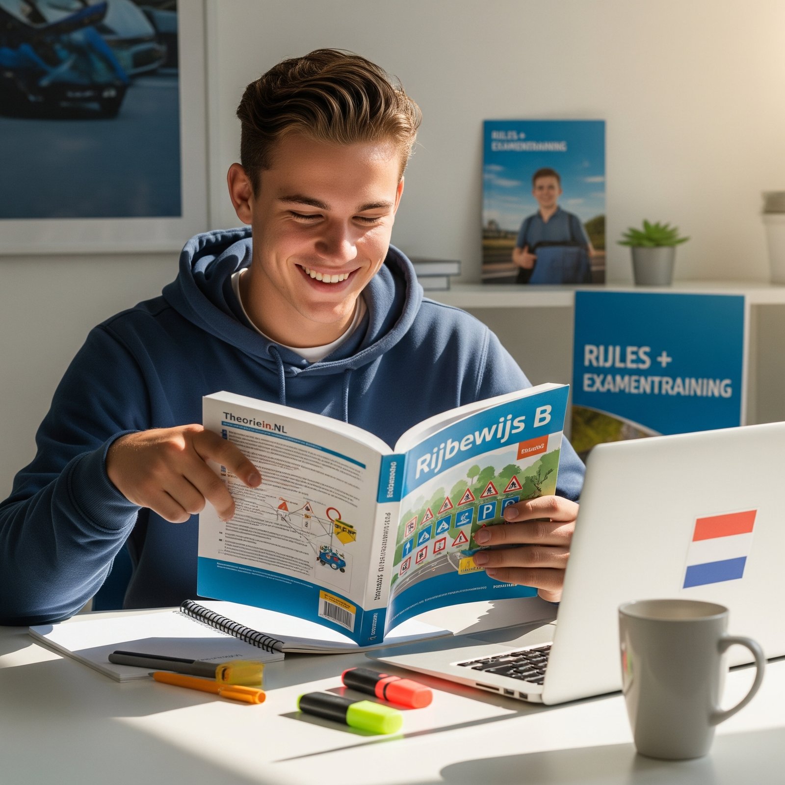 TheorieIn.NL - Leer Online En Slaag Met Gemak Voor Je Theorie Examen! 14 Dagen Auto Theorie Leren incl Examentraining - TheorieIn.NL