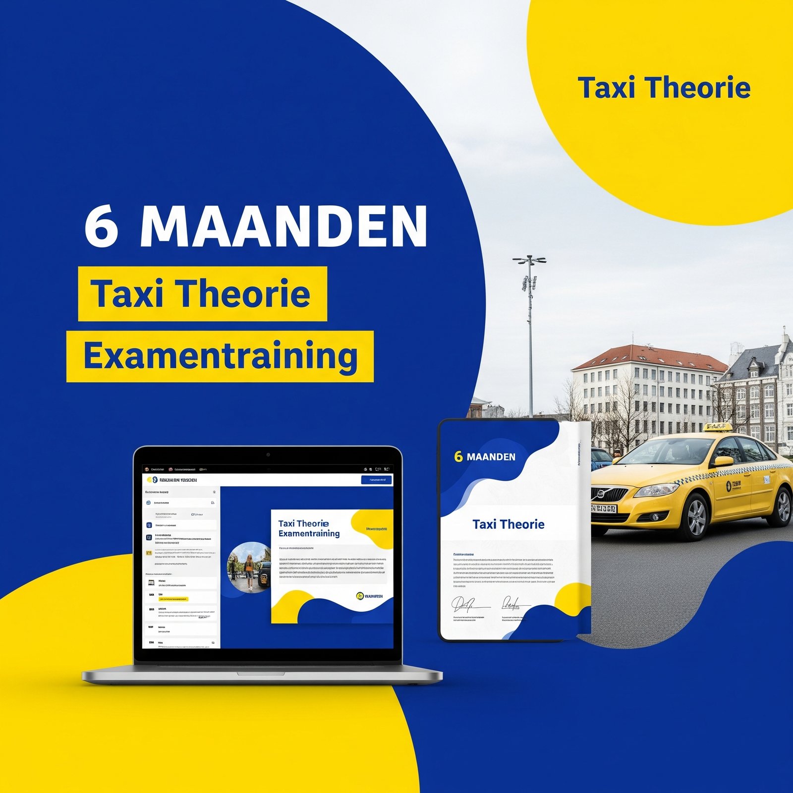 TheorieIn.NL - Leer Online En Slaag Met Gemak Voor Je Theorie Examen! 6 MAANDEN TAXI THEORIE EXAMENTRAINING